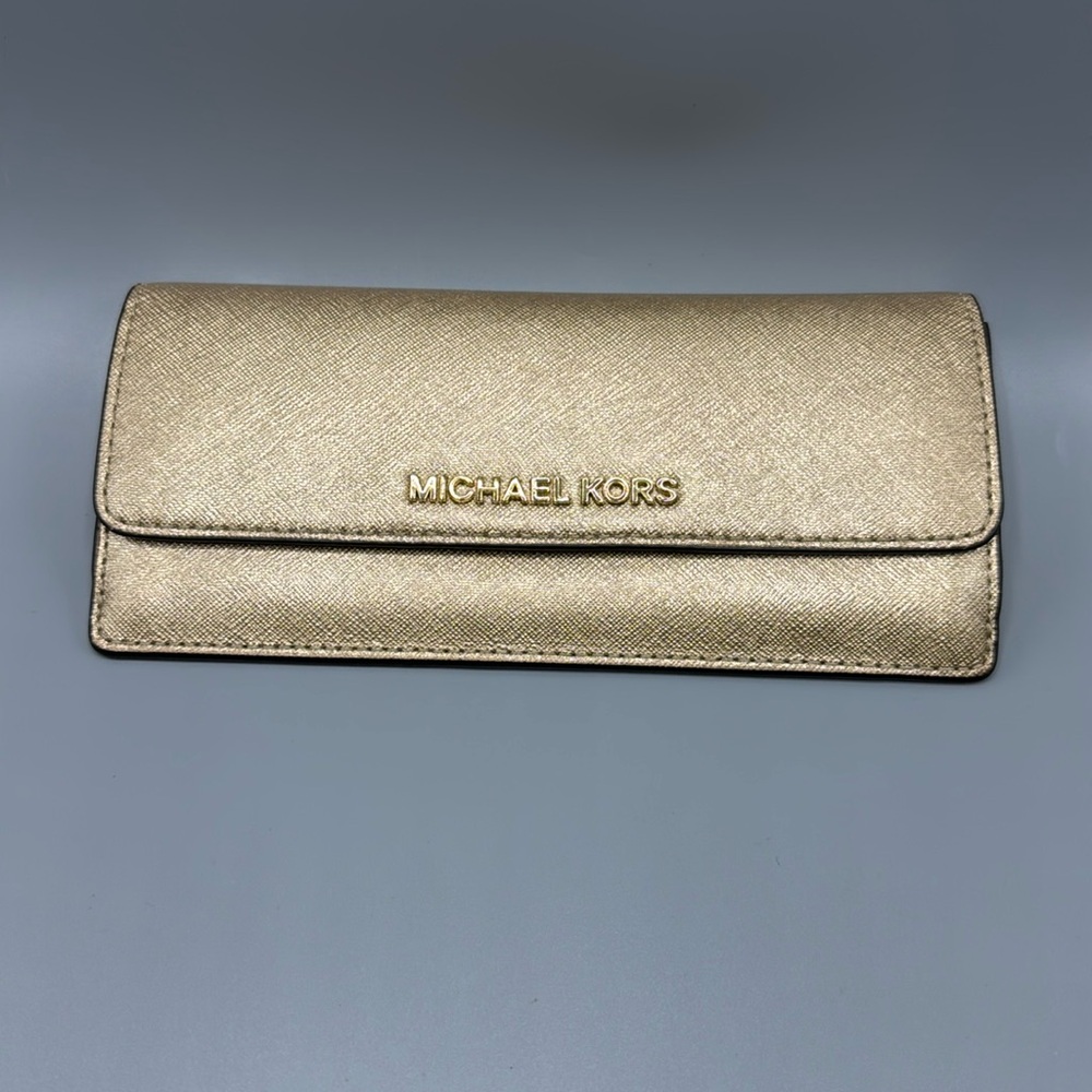 Michae Kors Gold Tone Wallet
